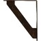 Ekena Millwork Traditional Wrought Iron Bracket, (Single center brace), Antiqued Bronze 1 1/2"W x 12"D x 15"H BKTM01X12X15STRABZ - alternate 2